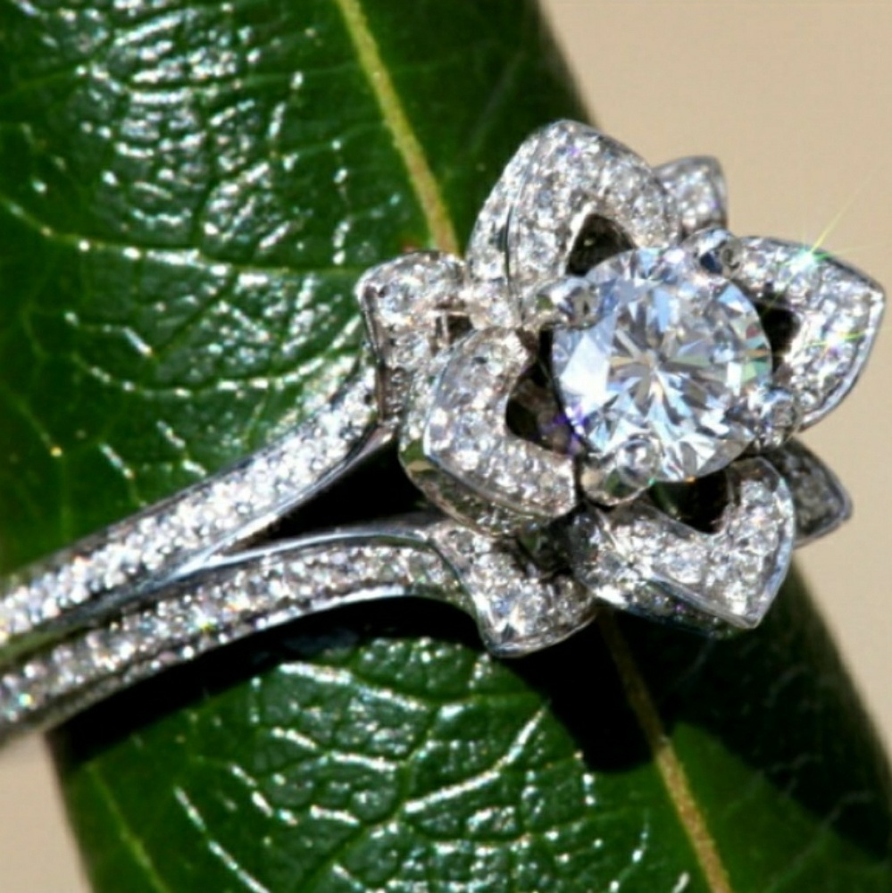 2 Row Lotus Ring *Please read description*